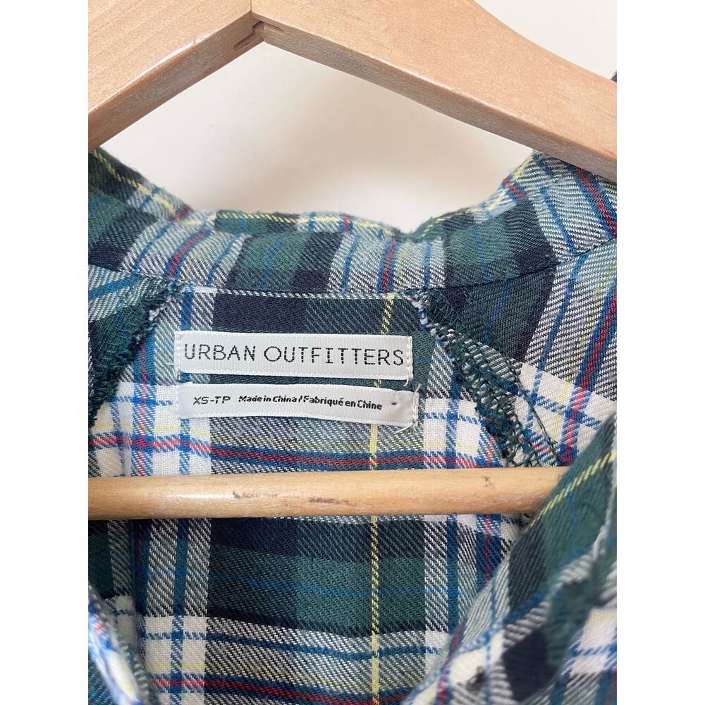 Urban Outfitters Brenden Green Plaid Shirt - Picture 7 of 7